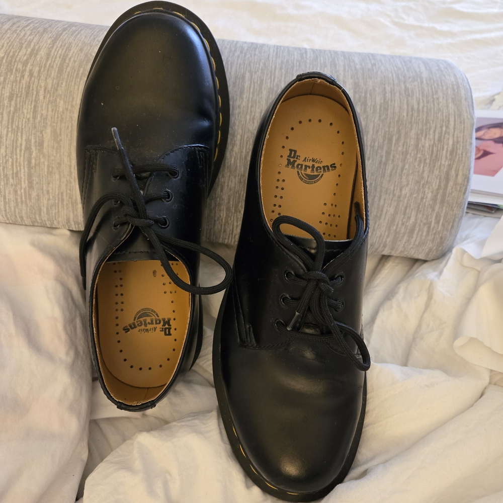 Dr. Martens Black Leather Oxfords